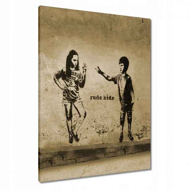 Obrazy 60x80 Banksy Nezbedné děti