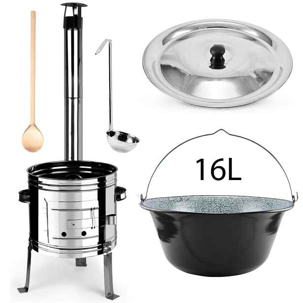 Perfect Home Set-38 Kotlíková souprava 16 L, 5 ks