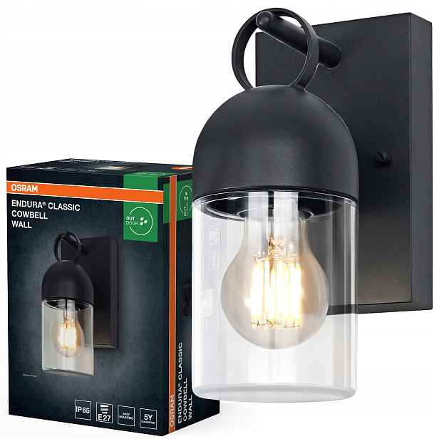 Zahradní nástěnné svítidlo Venkovní fasádní lampa E27 Šedá IP65 Endura Osram