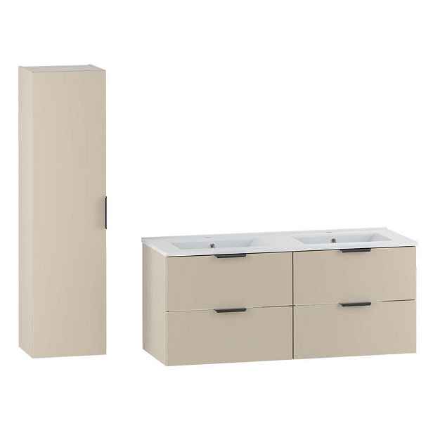 Petits-meubles KOUPELNOVÝ NÁBYTEK 120cm Astrid 2er-Set Kašmír