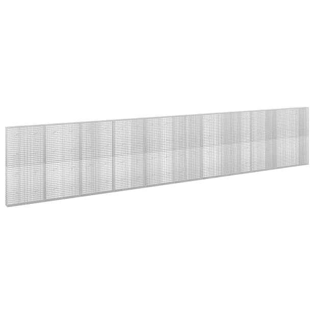 vidaXL Gabion s drátem 5 mm a síťkou 5x2,5 cm 1050x20x200 cm