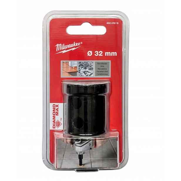 Vrták do suchého slinuté dlažby M14 32 mm Diamond Max Milwaukee