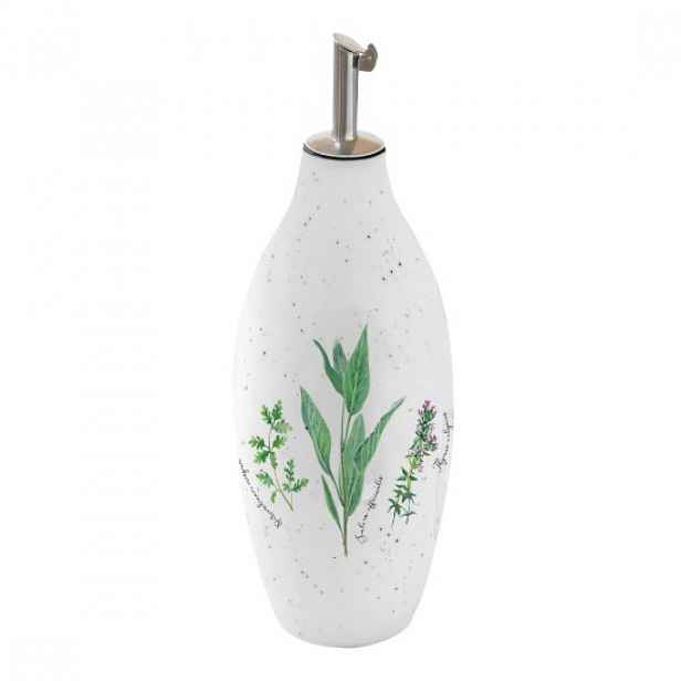 Láhev na olej / ocet, porcelán, 300 ml, "Herbarium" - Easy Life
