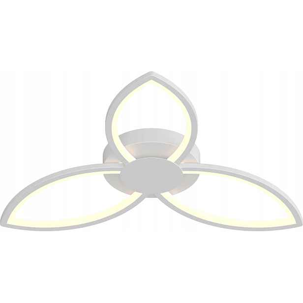 Moderní Led Lustr 78W Bílý Dálkový Ovladač Ø71 CM Vargo DL1140