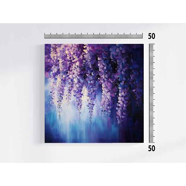 Obraz Na Plátně Canvas Příroda Květiny Wisteria Glicynia 50x50