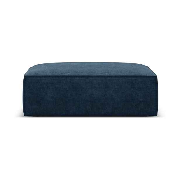 Tmavě modrá žinylková podnožka Vanda – Mazzini Sofas