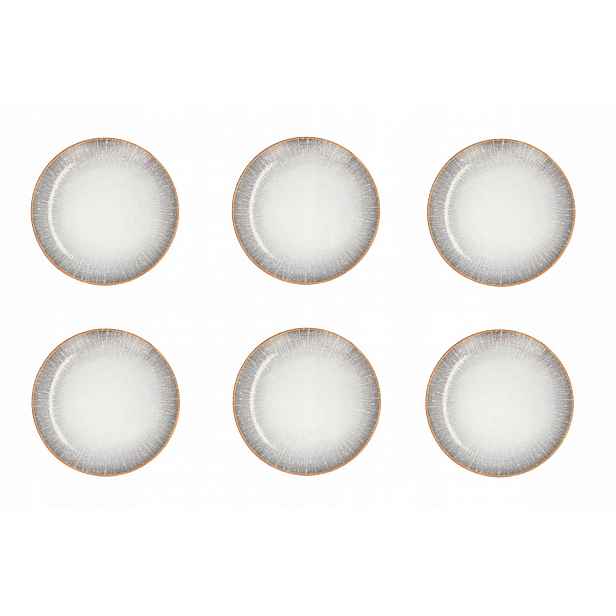 Lubiana Sada 6 mělkých porcelánových talířů 20,5 cm 9000