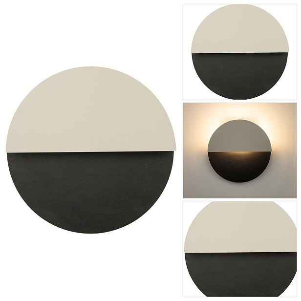 Nástěnné svítidlo Luna černé, moderní intimní atmosféra v ložnici Sigma Lighting