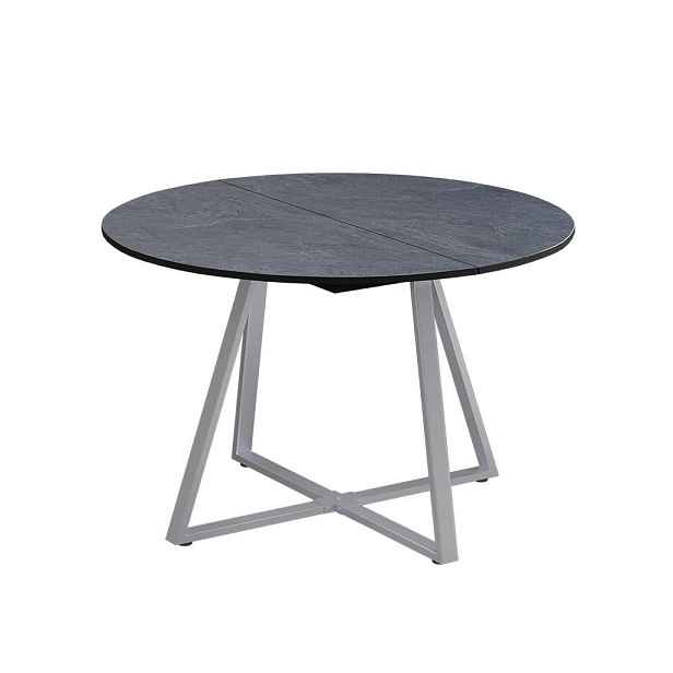 Vicco JÍDELNÍ STŮL Loyd, Antracit/Šedá, 120-160 x 120 cm Rozšiřitelný