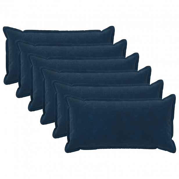 vidaXL Povlak na polštář 6 pcs HOUTEN Modrá 40 x 70 cm