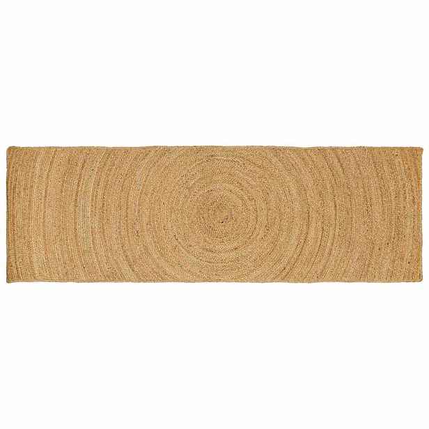 vidaXL Kusové koberce Přírodní 80 x 200 cm juta