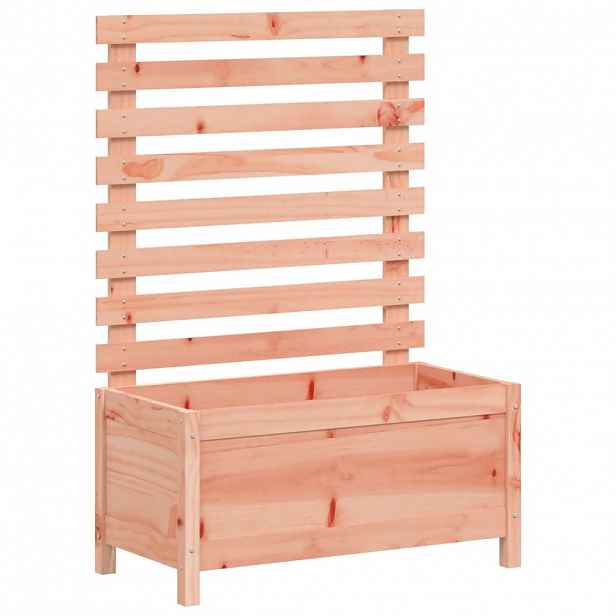 vidaXL Zahradní truhlík s mřížkou 79x39,5x114 cm masivní douglaska