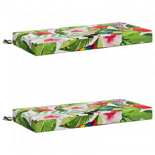 vidaXL Sady polštářů na lavici (2 kusy) SOEST 2 ks 100% polyester