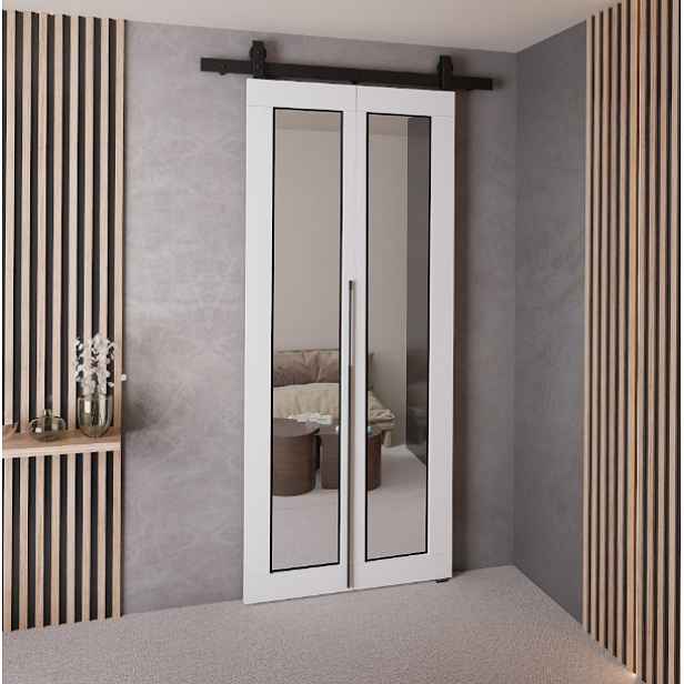 KIER Posuvné dveře QUDIO M7 | 70 cm Barva: Bílá