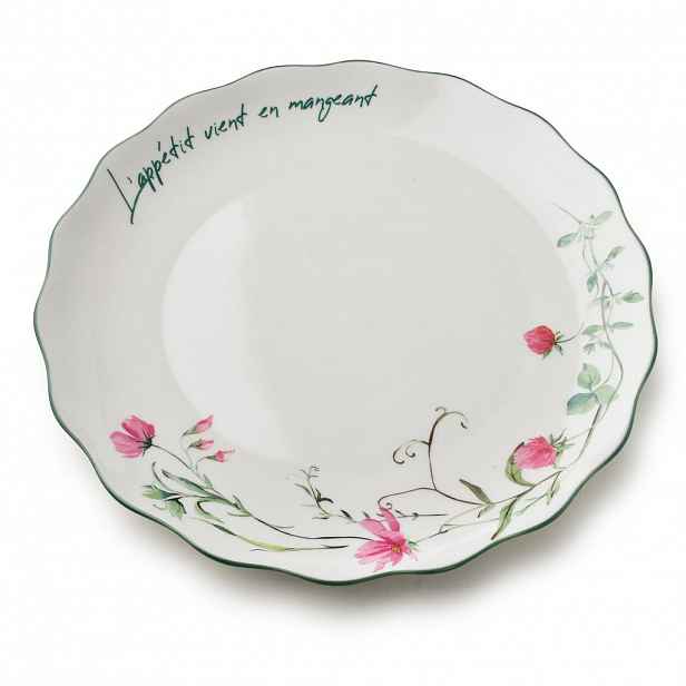 Mondex TALÍŘ OBĚDNOVÝ MOLLIE, porcelán, bílá