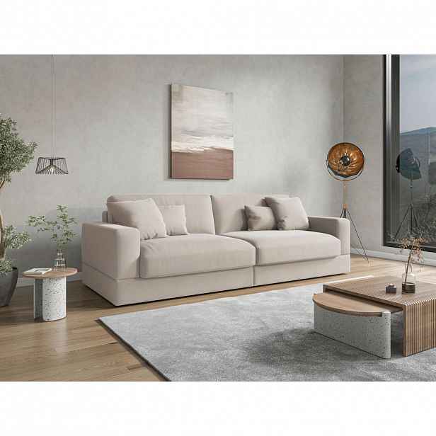 Sit & More POHOVKA BIG SOFA, textil, šedobéžová