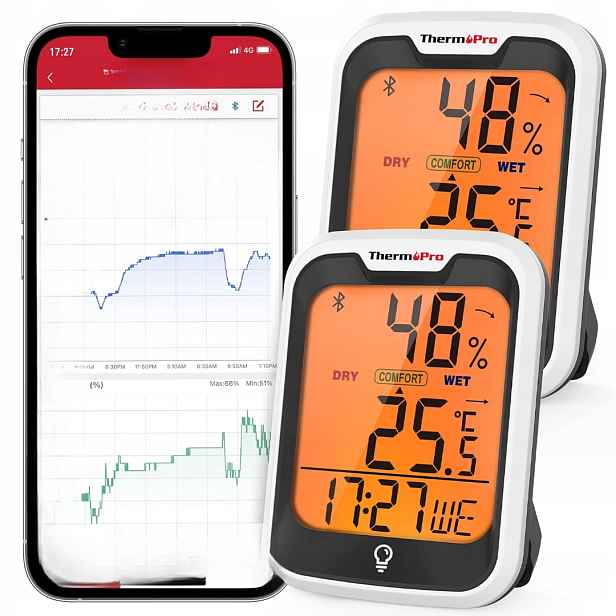 Teploměr Vlhkoměr Teplotní Senzor Thermopro TP358 Sada 2KS