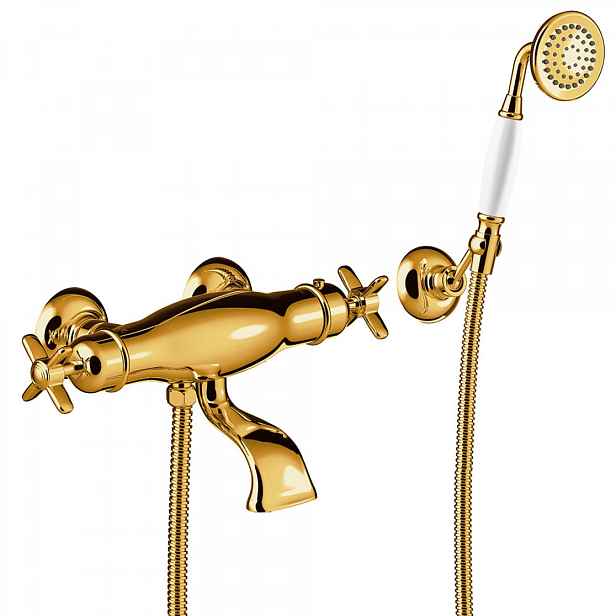 Tres TRES-CLASIC 24217409OR Termostatická baterie pro vanu/sprchu - Zlato 24K