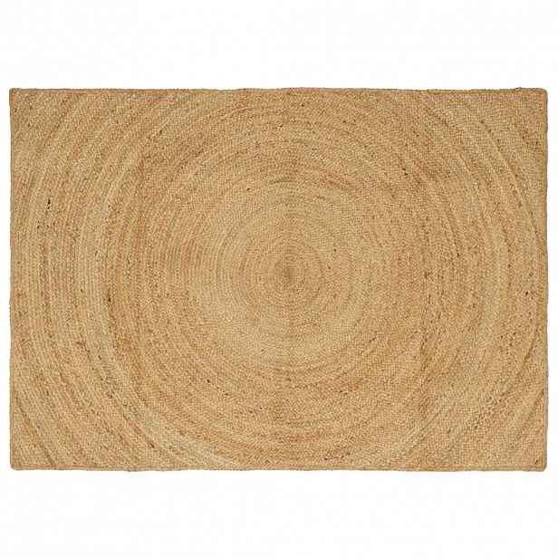 vidaXL Kusové koberce Přírodní 120 x 170 cm juta