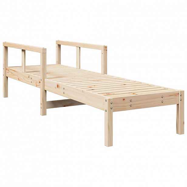 vidaXL Zahradní lehátko 199,5 x 62 x 55 cm masivní borové dřevo