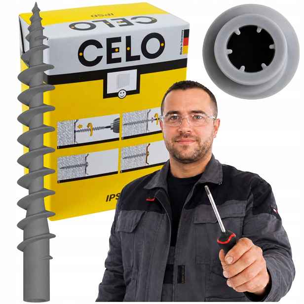 Šroub pro izoalizaci Celo 9GR80IPSD 8x80 mm pro šrouby 4,5 mm TX25 Etics 50 Ks