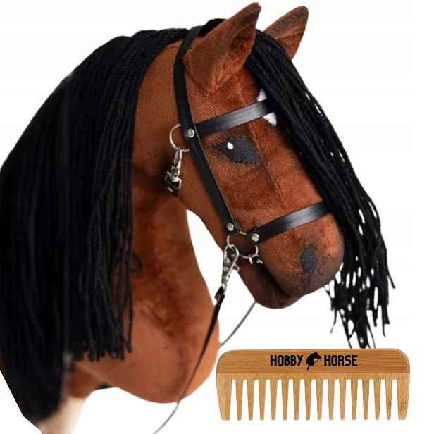 Hobby Horse Kůň Na Tyči A4 Koník Hlava Koně Tyčky Hříva Hřeben Dárek
