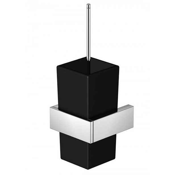 Steinberg 460 - WC štětka nástěnná s držákem, černé sklo/chrom 460 2904