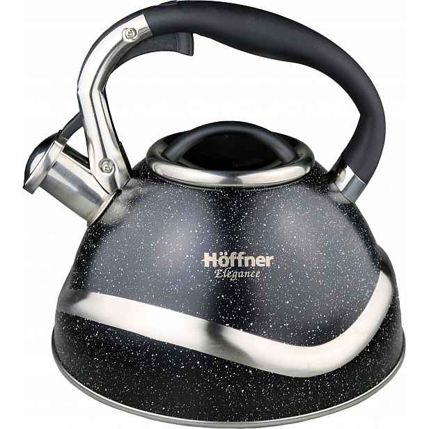 Indukční Konvice Hoffner Elegance Marble s pískacím mechanismem, plynová 3l