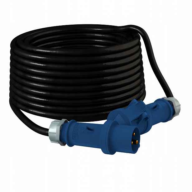 Prodlužovací Kabel 5 m kempingový 16A/3P IP44 230V H07RN-F 3x1,5 DV-6336-C-16