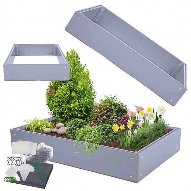 Vyvýšená plastová zeleninová zahrada krabička na zeleninu Pvc 20x110x80