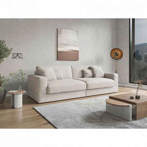 Sit & More POHOVKA BIG SOFA, textil, krémová