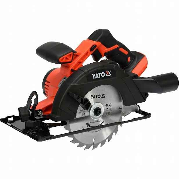 Akumulátorová Kotoučová Pila 18V 165 MM 3800 Otáček Bez Akumulátoru, Lehká Yato