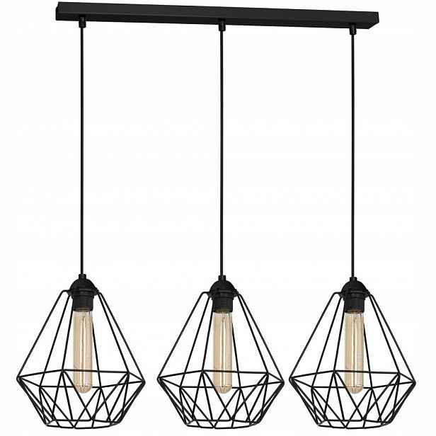 Trojitá závěsná lampa na liště Basket New 8063 Luminex