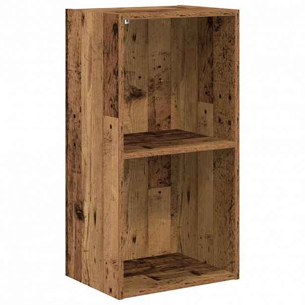vidaXL Knihovna old wood 40 x 30 x 77 cm kompozitní dřevo