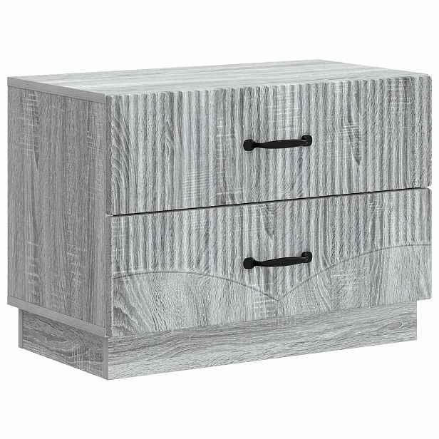 vidaXL Noční skříňka Šedá sonoma 62 x 34,5 x 44,5 cm Kompozitní dřevo