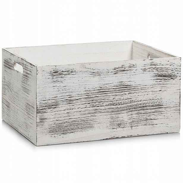 Krabička Skříň Rustic White 40x30x20 Zeller