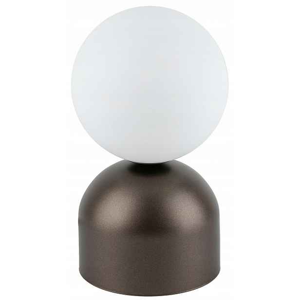 Stolní lampa Miki Hnědá Skleněná Stínidlo 1xG9 21cm Stolní lampa Pokoj
