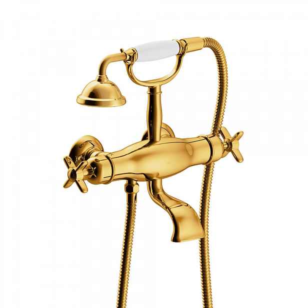 Tres TRES-CLASIC 24217609OR Termostatická baterie pro vanu/sprchu - Zlato 24K