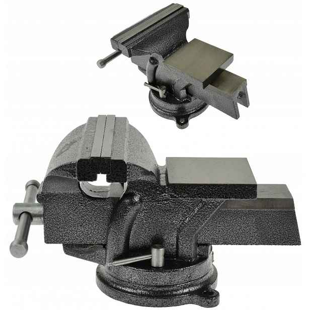 Zámečnický svěrák 150 mm 6'' otočný 360° 9 kg