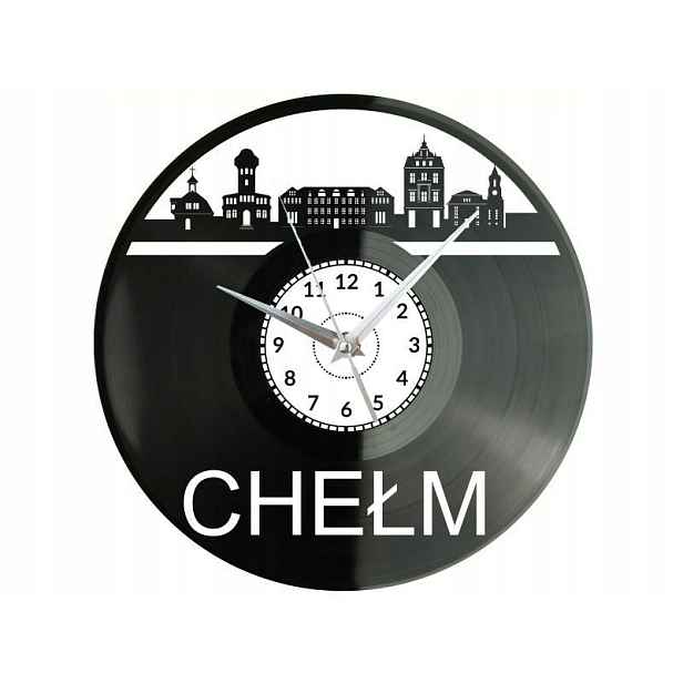 Chełm Město Polsko Nápad na Dárek Nástěnná Dekorace z vinylové desky