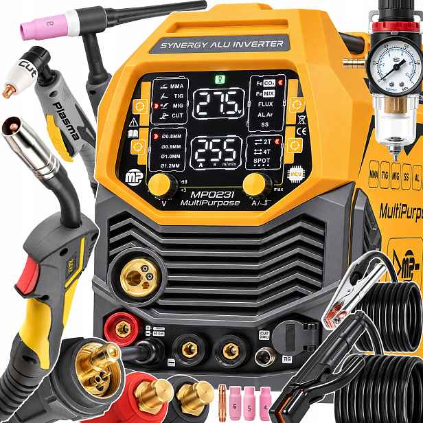 Invertorová svářečka Mig Mag Mma Tig Hf! Cut Synergie 255A Majster MP0231