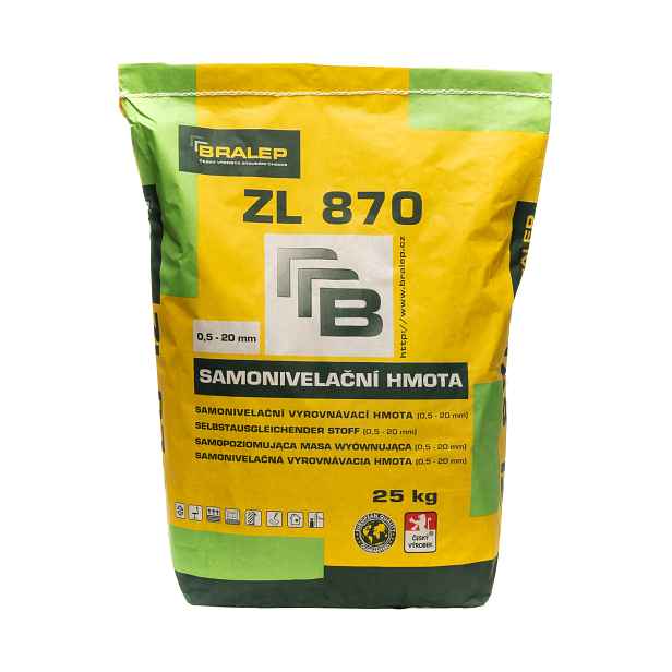 Samonivelační stěrková hmota na podlahy ZL 870 25 kg - 25 kg Bralep