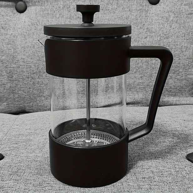 TEMU Jednorázový Hrnek s Vysokým Borošilikátovým Sklem Odolným vůči Teplu o Objemu 350ml/600ml/1000ml se Sítkem z Nerezové Oceli 304, Vhodný pro