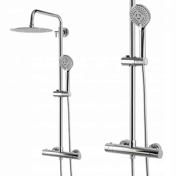 Sprchový Set Sprchový Sloup Tryska S Baterií Termostat