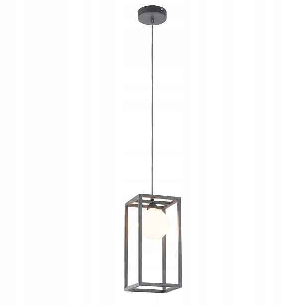 Závěsná lampa Italux Daisy Led industriální šedá