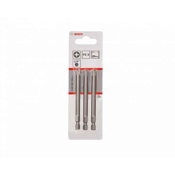 Bosch - Sada bitů PZ3, délka 89 mm, 3 ks 2607001585