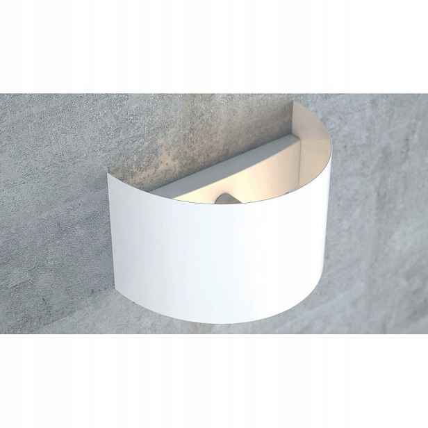 Nástěnné svítidlo Fold bílé minimalistické G9 Led pro chodbu a schody