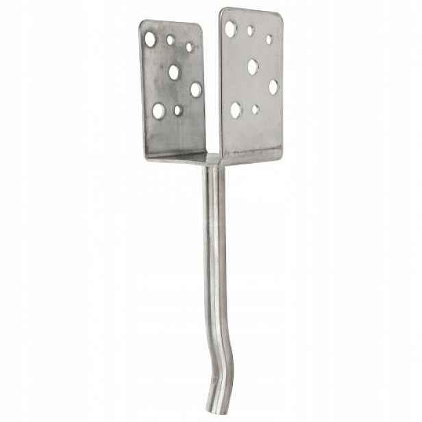 Podstavec nosníku Kotva Držák sloupu pro betonu Inox 80x65 mm
