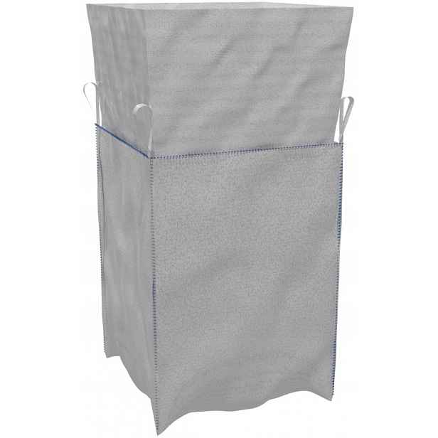 Sáček Big-bag 90*90*170 CM Bílý, Otevřený S Límcem