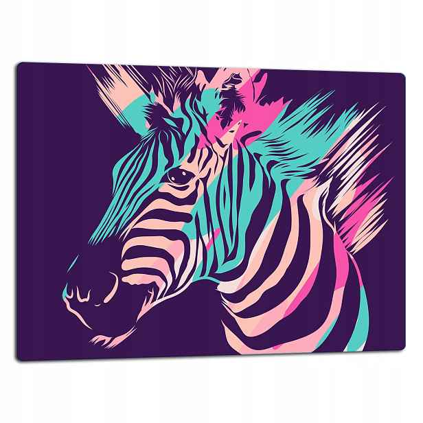 7v1 Skleněná Deska Na Krájení 52x40 Zebra